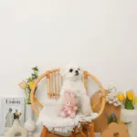 うさぎさんギンガムチェックリボンぬいぐるみ - Image 4