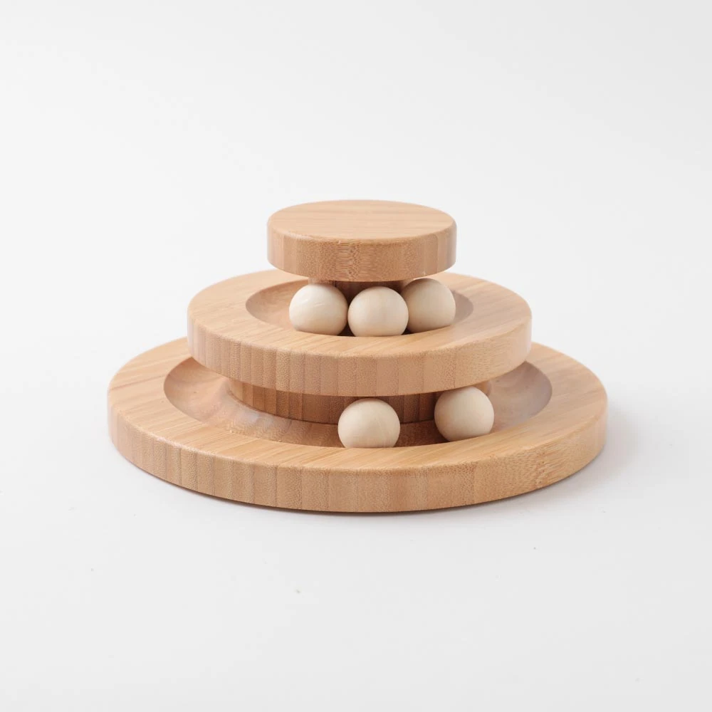 product_image_1763720812.webp ナチュラルウッドボール回転盤 - Image 1