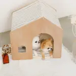 室内用ストライプペットハウス クッション付 - Image 8