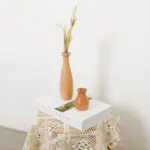 ドライフラワー用ウッドトールフラワーベース - Image 2