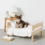 フリル組み立てウッドベッド - Image 4