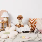 トライアングル柄フリンジクッション - Image 2