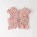 コットンレースフリルハーネス+リードSET【名入れ刺繍対応】 - Image 3