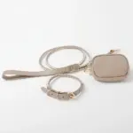 フェイクレザーメッシュMIXカラー＋リードSET