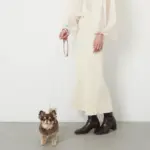 ギンガムチェックくまさんチャームカラー+リードSET【名入れ彫刻対応】 - Image 5