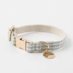 チェックカラー＋リードSET【名入れ彫刻対応】 - Image 2