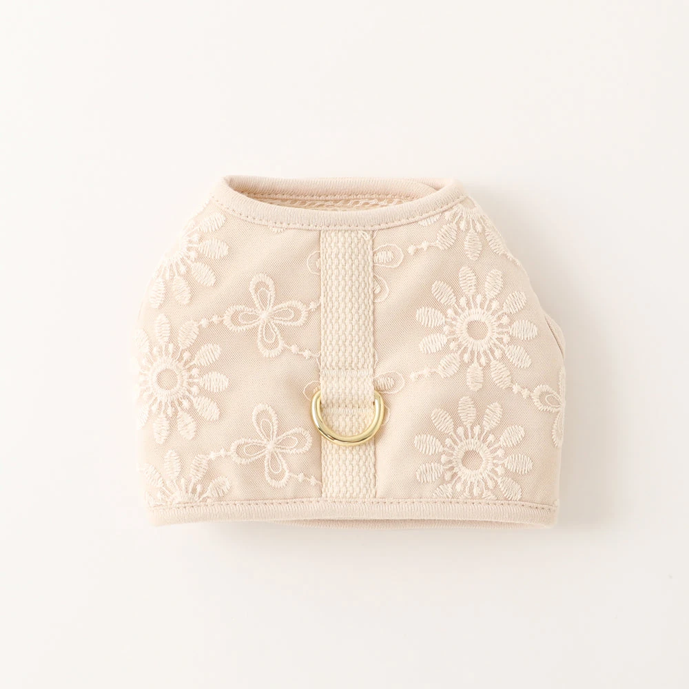 product_image_1763961653.webp 刺繍レースハーネス+リードSET【名入れ刺繍対応】 - Image 1