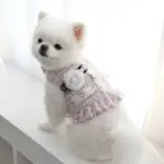 犬用ハーネス カメリアツイードハーネス 小型犬におすすめのおしゃれな高級デザイン IT'S DOG - Image 3